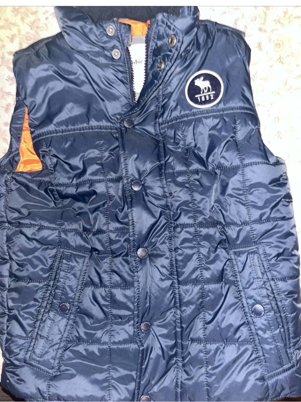 abercrombie kids quilted puffer vest